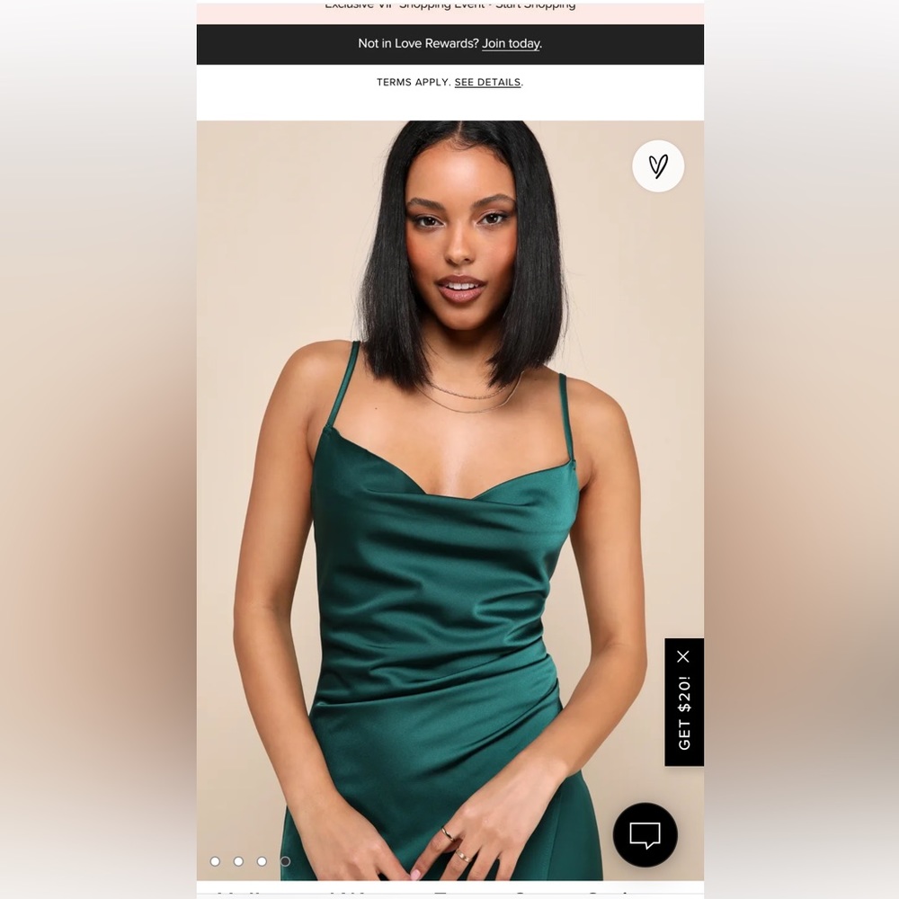 Lulus HOLLYWOOD SATIN DRESS - Picture 2 of 9